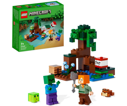 Klocki LEGO® LEGO Minecraft 21240 Przygoda na mokradłach